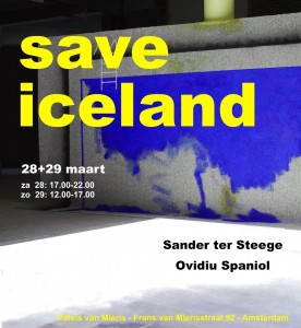 save iceland - eflyer
